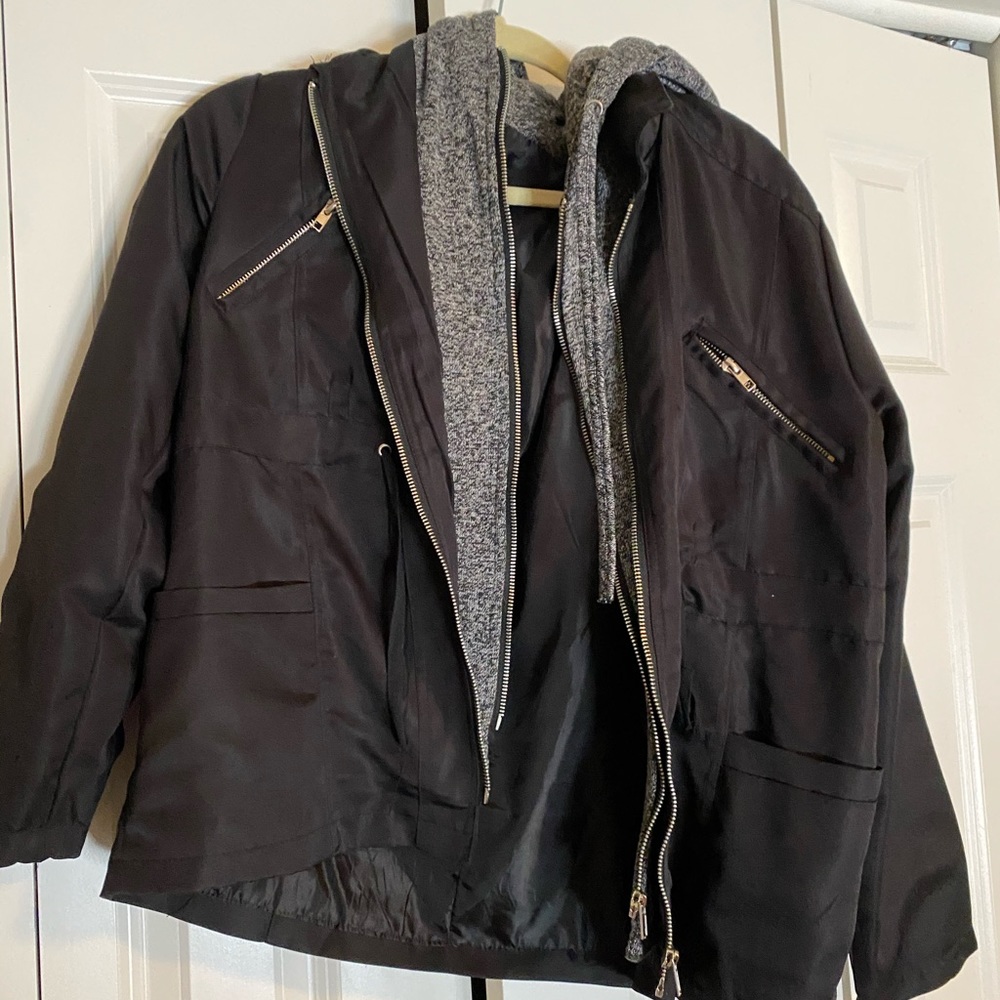 Satin Hooded Women’s Jacket